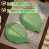 200 Sheets Leaf Sticky Notes Stickers, Paper Leaves, Beautiful Green