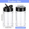 xozeooeu 48 Pack 6 Oz Plastic Spice Jars with Shaker