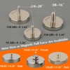 MUTUACTOR 150lb Heavy Duty Neodymium Pot Magnet,Anti-Scratch 3/8-16” Male Thread