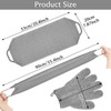 Anezus Exfoliating Back Scrubber Bath Gloves Set, Exfoliating Shower Towel