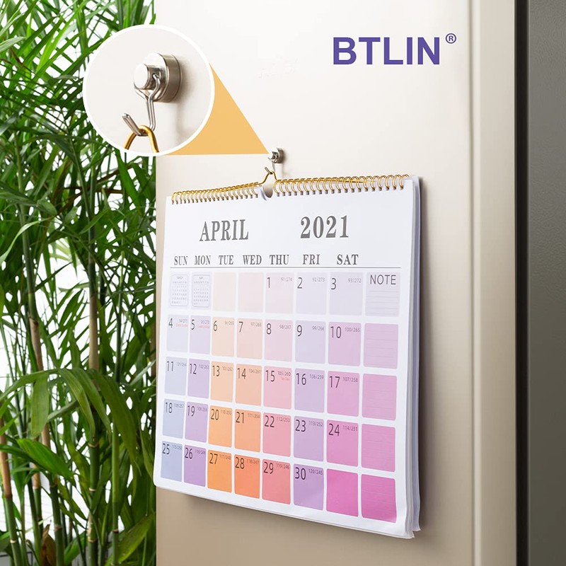 BTLIN Magnetic Hooks, Small, Strong, Neodymium, Magnetic Hooks, Diameter 0.6