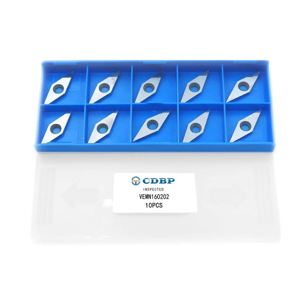 CDBP Diamond Carbide Insert Replacement Cutter for DIY Wood Turning,