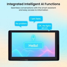 ELECROW ESP32 Display, ESP32-S3 CrowPanel Advance 7 Inch 800x480 HMI AI-Powered IPS Touch Screen Monitor With ESP32-S3 and Acrylic Case, 240MHz, Suitable for ESPHome/Home Assistant Project