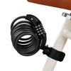 Retrospec Grizzly Bike Lock - 6ft Anti-Theft Cable with 4-Digit