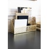 Blu Monaco Gold 5 Piece Cute Desk Organizer Set -