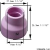 RIVERWELD TIG Alumina Nozzles Ceramic Cups 53NACN -12# 14# 16#