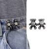 LRITER Button Pins for Jean, Adjustable Jean Buttons for Loose