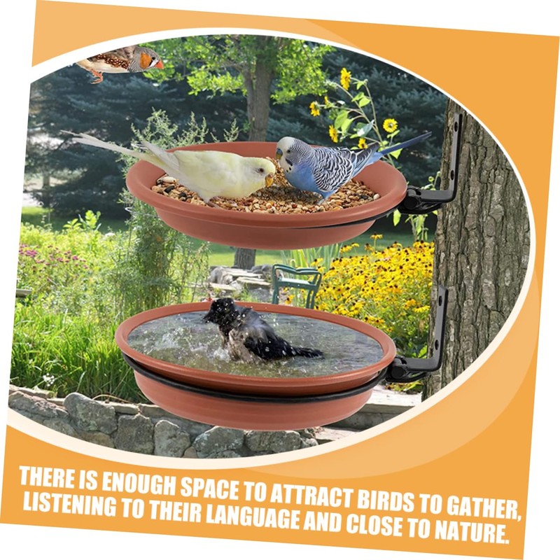 CIYODO Bird Feeding Device Decorative Bird Feeder Parrot Feeder Large