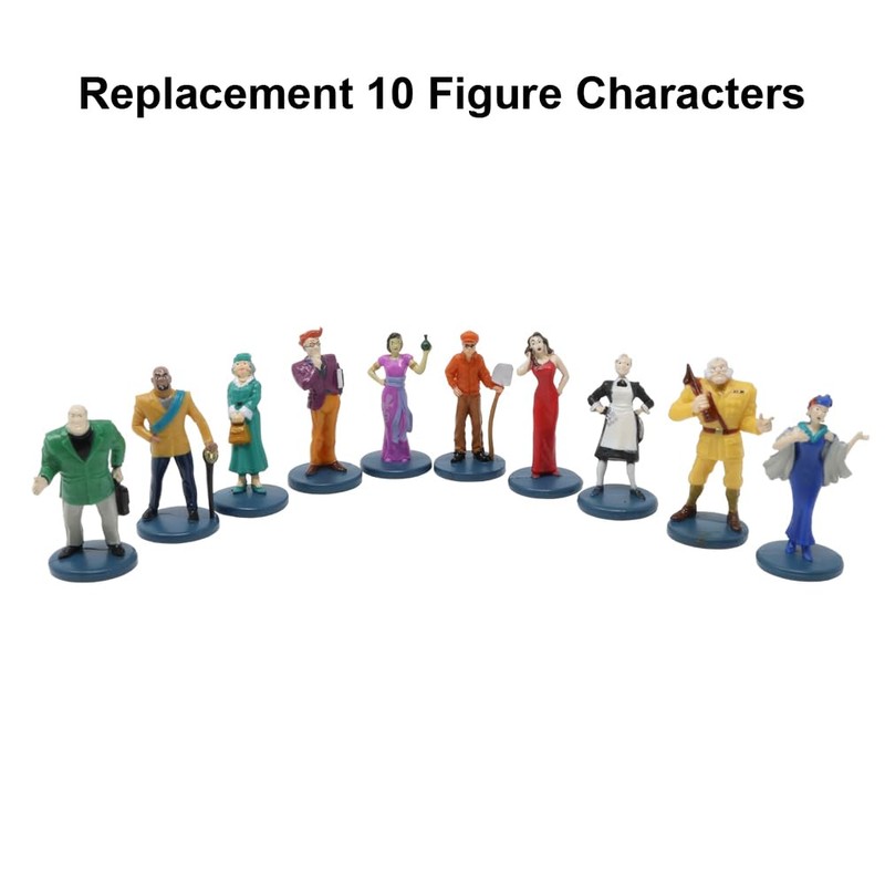 Replacement Parts for Clue Game - Includes All 10 Plastic