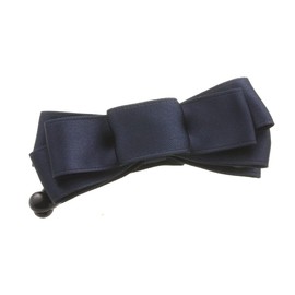 VINGTAINE H-90 Ribbon Banana Clip Hair Clip, Navy