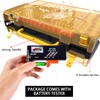 Large Capacity 269 Battery Organizer Storage Case with Tester, Double-Side