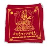 Large Handmade Guru Rinpoche Prayer Flags Solid Red Color