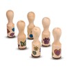 Melissa & Doug Sellos Con Mango De Madera, Artes y