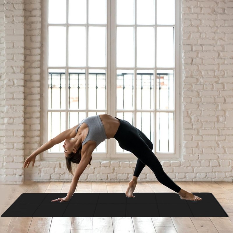Fold Up Yoga Mat - Anti-Slip Portable Folding Double-sided Workout