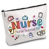 CREATCABIN Nurse Practitioner Bag Nurse Survival Kit Bag Polycotton Cosmetic