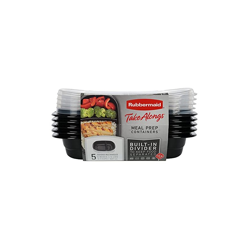 Rubbermaid 2042882 TakeAlongs Meal prep Food Storage OS 3.7 cups