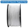 Artilife Flag Pole Rope,5/16" Wire Center Flagpole Rope,Braided Polyester Line