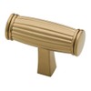 Liberty Champagne Bronze Fluted Bar Cabinet Hardware Knob