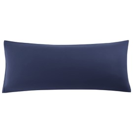 sourcing map Soft Brushed Microfiber Body Pillow Cover with Zipper Closure, Bolster Pillow Cases Long Pillow Cases for Body Pillow Navy 20"x55" (4ft 6in)