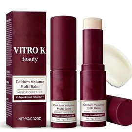 Aluckgood Pdrn Collagen Stick, Beauty Stick, Beauty Calcium Multi Balm Stick,Korean Skin Care Collagen Wrinkles Face Eye treatment Balm, for All Skin Types (2PCS)