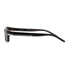 SA106 Mens Narrow Rectangular Plastic Powered Reader Lens Reading Sunglasses