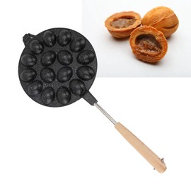 Walnut Cookie Maker, Oreshki Maker, Walnut Cookie Molds, Non Stick Double Sided Walnut Cookie, Electric Oreshki Maker for Home for Breakfast (1)