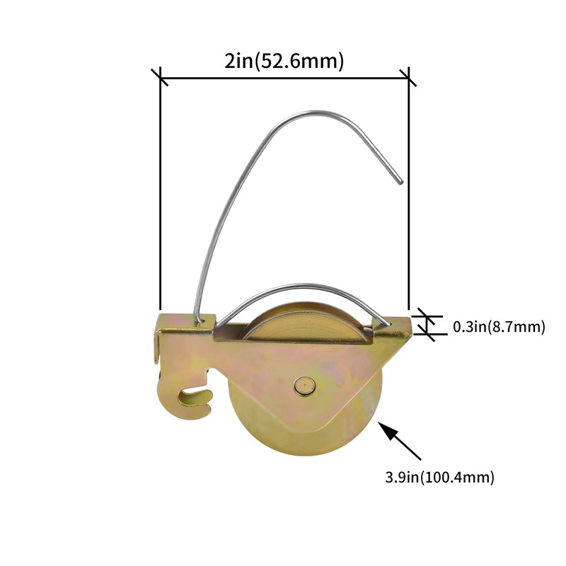 2-Pack Sliding Screen Door Rollers - Compatible with KDEX20 Series