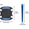 8Pieces Universal 3D Carbon Fiber Auto Door Handle Scratch Protection