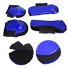 1Set Horse Legguard Leg Protector Leggings PU Thickened Shell Elastic