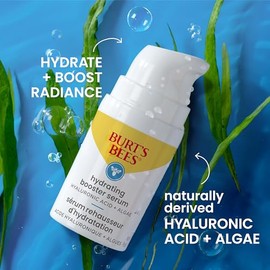 Burt's Bees Hydrating Booster Serum, Hyaluronic Acid and Algae, 1 Ounce