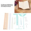 Bookbinding Kit, Multifunctional Portable Bookbinding Spacer Tools Set Binding Punch