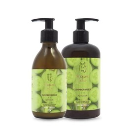 Oleum Vitae Kit Dúo Shower Gel Body Lotion Cucumber Breeze Crema Corporal Ducha Pepino Limoncillo