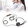 USB Business Headset ENC Noise Cancelling Single Sided Wired PC