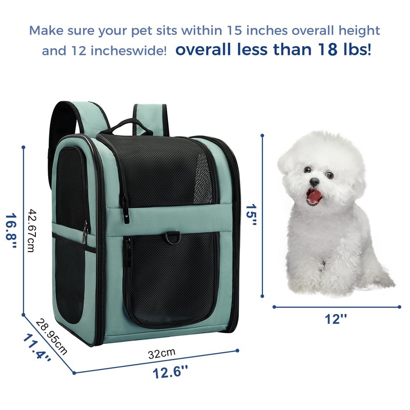 Apollo Walker Dog & Cat Carrier Backpack for 4-18lb Pets