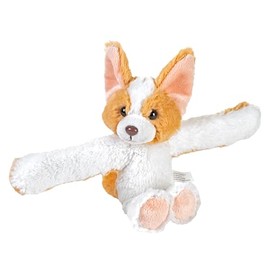 Wild Republic Huggers Corgi, Plush Corgi, 8 inches, Cuddly Toy, Spun Recycled Water Bottle Filling