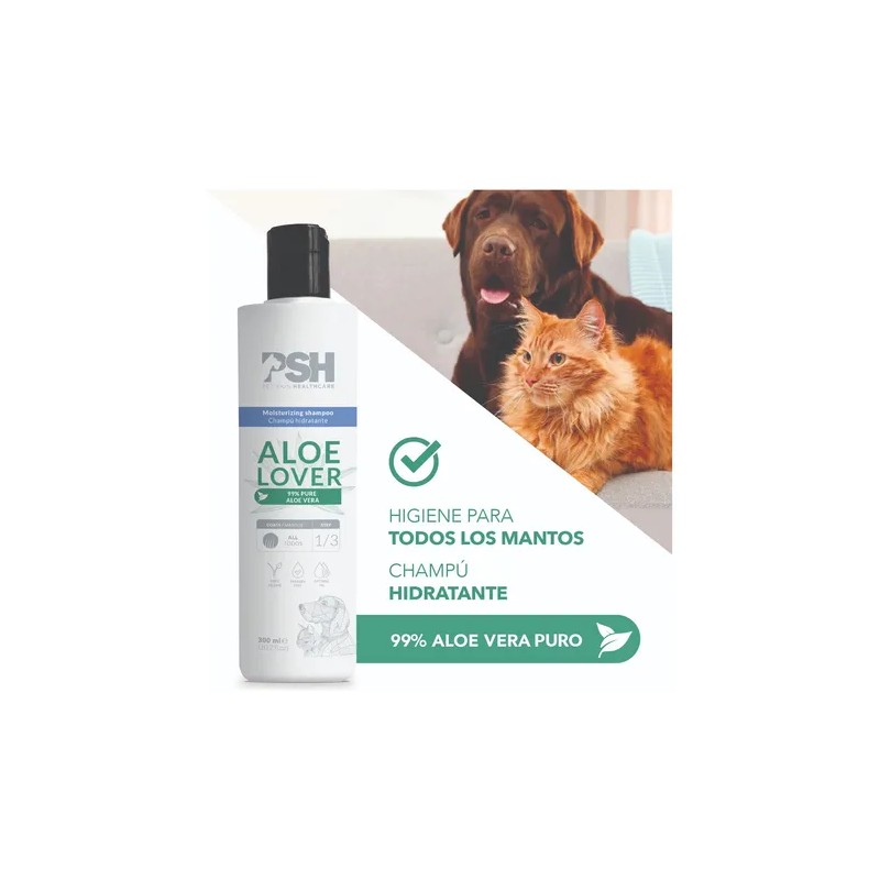 Psh Aloe Lover Shampoo Para Todo Tipo De Manto |