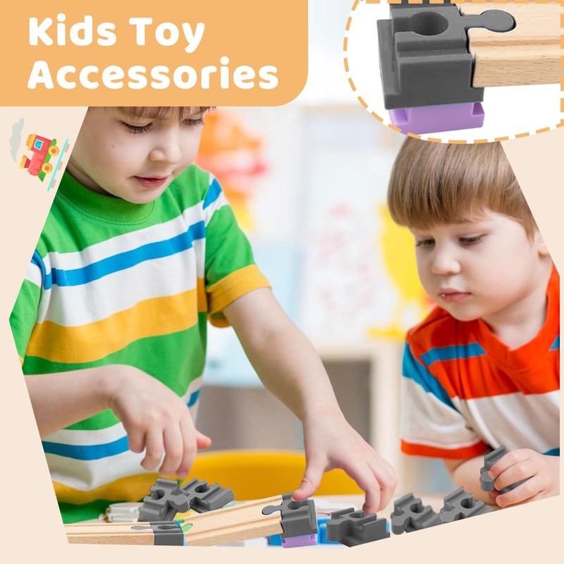 BelleVive 10 Pack Track Connectors Compatible Adapter Connects Both Systems