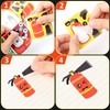 Haooryx 300pcs Firefighter Theme DIY Scene Sticker Roll, Cute Make