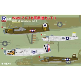 Pit Road 1/700 Skywave Series WWII US Military Aircraft Set 3 Plastic Model S64
