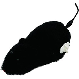 Clockwork Mouse Toy,Cat Plush Mouse Hunting Toy,Mouse Toys for Cats,Clockwork Mouse Running Toy,Mouse Racing Toy,Realistic Mouse Racing Toy for Kitten, Indoor Cat,Cat Mice and Animals Toys (Black)