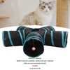 Cat Play Tunnel Toy Set Multipurpose Fun Interactive Bell Ball