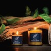Oakmoss Crackling Wood Wick Candle Made with Organic Coconut Wax