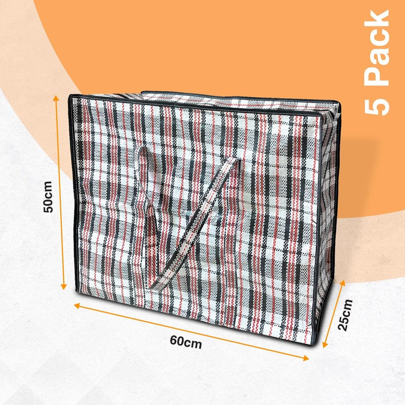 ANSIO Large Laundry Bags Pack of 5 Storage Bags Reusable