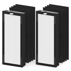 8000 Elite Pro Replacement filter for VEVA Air Purifier Pro Elite 8000 Series, 2 Filters & 8 Carbon Pre Filters