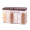 Set of 6 Spice Jars, Spice Jars, Spice Box, Plastic
