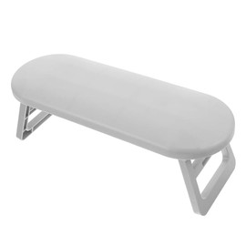 Nail Arm Rest,Foldable Portable Manicure Hand Pillow Arm Rest for Nail Practice, Desk Use and Spa - Ideal Nail Hand Support Pad-Light Gray