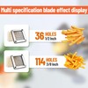 GarveeTech French Fry Cutter - Professional Manual Potato Cutter, Stainless