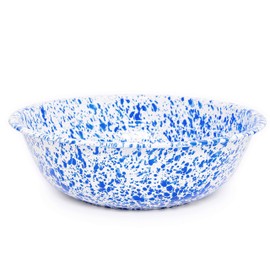 Enamelware Timpano Basin - Blue Marble