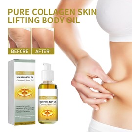 Collagen Firming Body Oil,Anti-Cellulite Massage Collagen Oil,Collagen Lifting Body Oil,Firming Body Oil,Collagen Compact Body Oil,Moisturising Body Oil,Collagen Oil for Skin Tightening 1PC