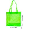 TotePrint 1pcs Waterproof Large Transparent Pvc Shopping Clear Tote Bag